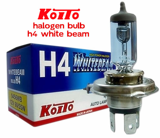 XENON H4 60W/55W 12V Halogen Bulbs – 5000K Xenon White Light, Universal Fit (2 Bulbs)